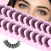Calphdiar cat-eye gradient lashes enhance eye shape with 8–14mm length.
