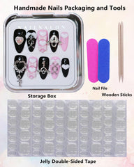 CAMILCY hand-painted design nails add stylish artistry at home