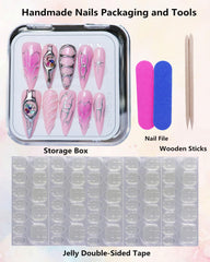 CAMILCY nails available in S M L sizes for a precise, comfortable fit.