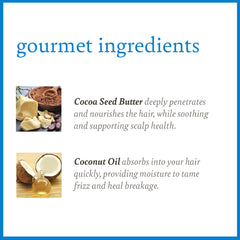 Camille Rose coconut oil essence image emphasizing moisture delivery