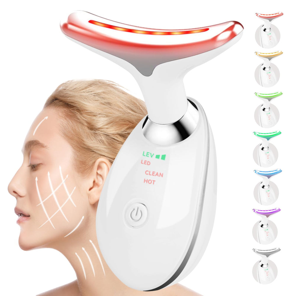 Candio face-neck massager with dolphin shape for comfortable on-the-go care.