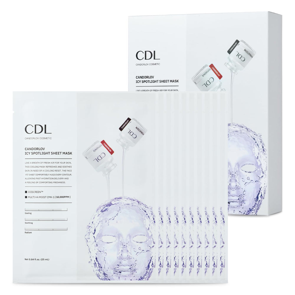 Candorlov CDL icy spotlight mask packaging ready for at-home skincare.