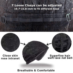 CanLux Curly Wig features a realistic scalp for natural appearance.