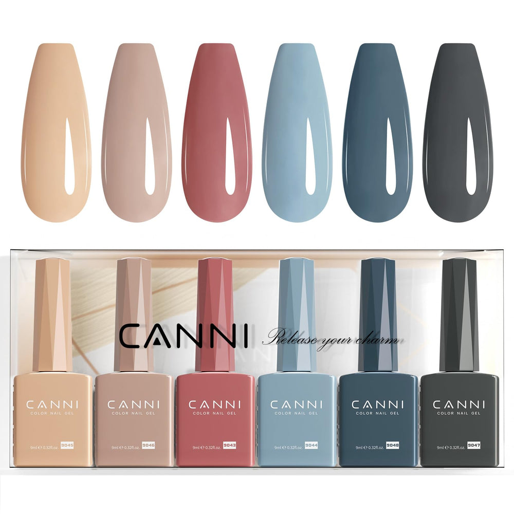 CANNI 6-colors bottle set displays shade options for precise color selection.