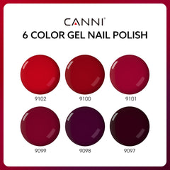 CANNI highly pigmented gel delivers vibrant, opaque color in one coat.