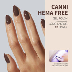CANNI 9ml nude bottle highlights versatile fall-ready shade for everyday nails.
