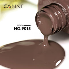 CANNI brown gel color swatches help choose the perfect shade for your nails.