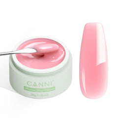 CANNI Builder Gel nails in soft pink for durable extensions and sculpted nails.