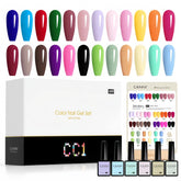 CANNI CC1 color chart and bottles showing vibrant shade options for easy selection