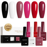 CANNI gel nail polish in black for bold, long-lasting manicure at home