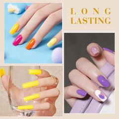 CANNI yellow gel polish bottle delivers bright shade and durable shine