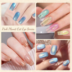 CANNI glitter gel nail polish green for fresh, bright nails