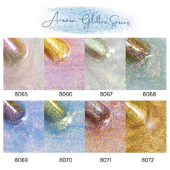 CANNI glitter gel nail polish purple for bold glam