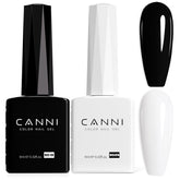 CANNI black HEMA-free gel nail polish bottle for bold at-home manicures.