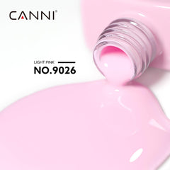 CANNI high-pigment gel polish delivering full coverage with minimal layers.