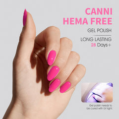 CANNI light baby neon gel polish colors for playful, salon-inspired looks