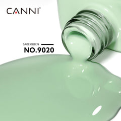 CANNI sage swatches demonstrate rich pigment and smooth coverage.