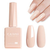 CANNI nude pink gel bottle close-up showing color accuracy for gel nails