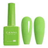 CANNI pastel lime gel polish bottle shows true mint shade for accurate application