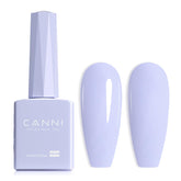 CANNI Purple Gel Nail Polish bottle emphasizes precise color view for DIY manicures.