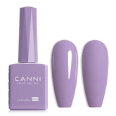 CANNI Purple Gel Nail Polish cap close-up shows the pastel shade for precise color view.