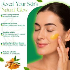 Canon's Beauty Collection aloe-vera-turmeric-shea-butter-jojoba-oil-closeup highlights botanical nourishment.