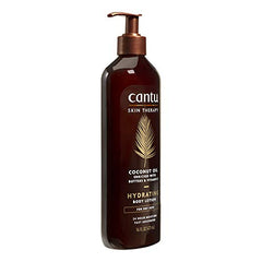 Texture on skin from Cantu Coconut Oil Body Lotion showing quick absorption