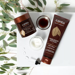 Cantu Skin Therapy Body Butter closeup on shea butter richness.