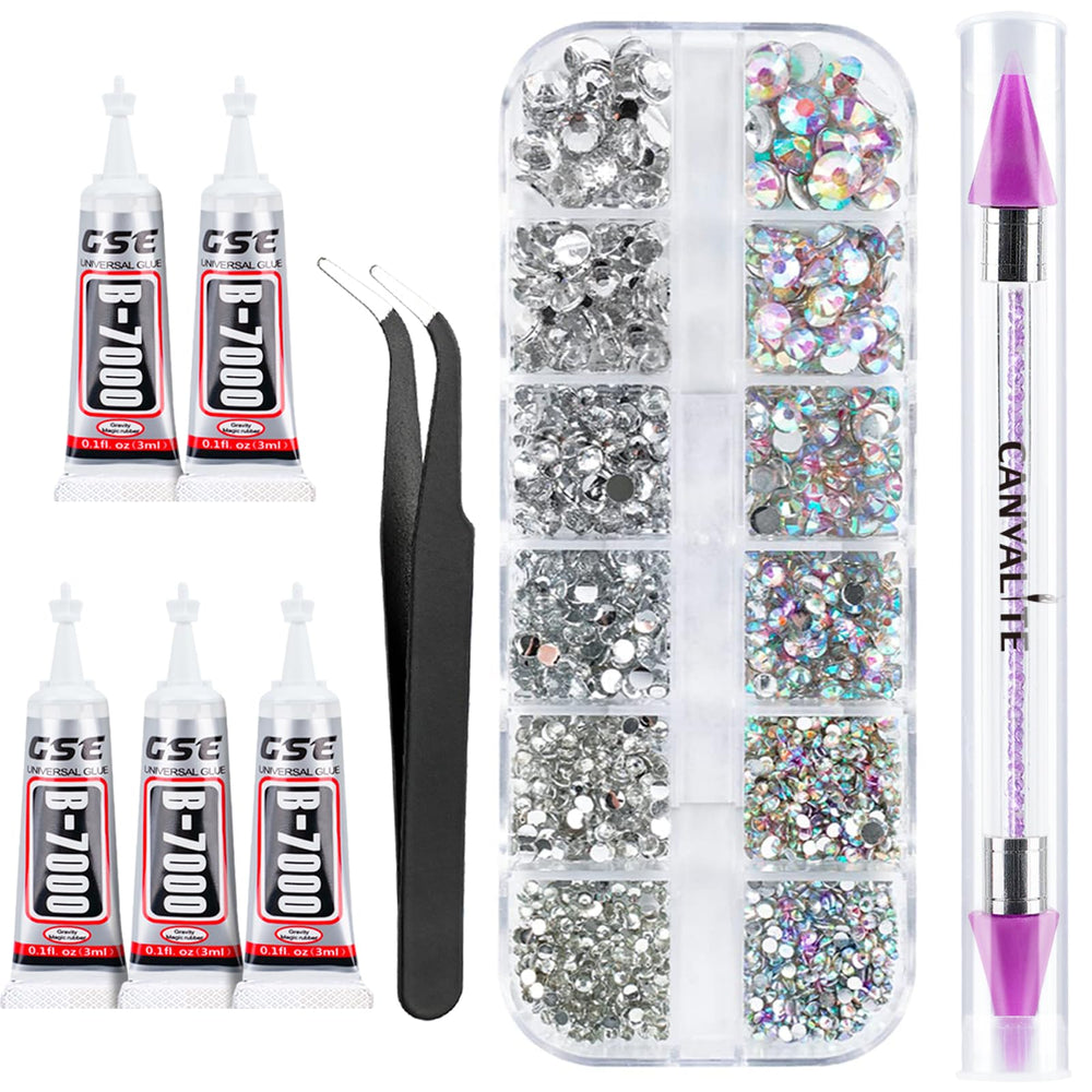 CANVALITE AB grid rhinestones for versatile nail art and crafts