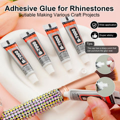 CANVALITE 5mm rhinestones in 24-grid pack for statement nails