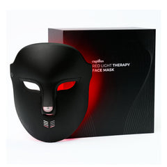 Capillus red light therapy mask front view for at-home skincare sessions.