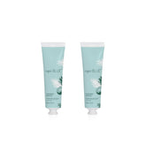 Capri Blue Flora Edit Coconut Santal hand cream tube in mint green provides deep hydration.