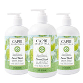 Capri Essentials hand soap liquid bottle pump enables easy daily cleansing at your sink