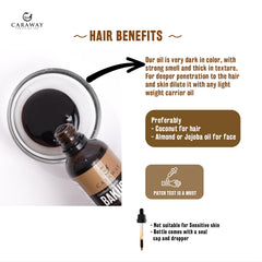 Caraway oil for nightly skin care promotes deep moisturization.
