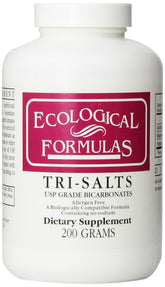 Cardiovascular Research Tri-Salts 200gms packaging on clean shelf for acidity support.