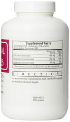 Cardiovascular Research Tri-Salts vial with scoop offers convenient dosing.