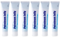 CareAll petroleum jelly 4 oz tube front view, unscented moisturizer for dry skin.