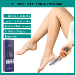 CAREHOOD foot rasp targets thick calluses for smoother steps.