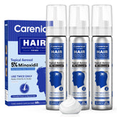 CARENICE 5% Minoxidil Foam bottle for hair growth, ready for daily use.