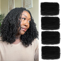Carlence Afro Kinkys bulk 4 bundles pack shows natural volume for versatile styles.