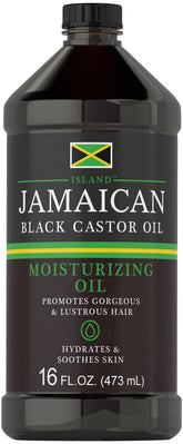 Carlyle Jamaican Black Castor Oil 16oz bottle for nourishing hair and skin
