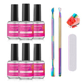 CARMEIN gel nail remover bottle closeup for professional use