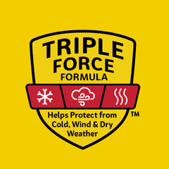 Carmex Classic Medicated Lip Balm Stick application demonstrates smooth glide.