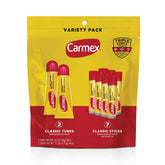 Carmex classic medicated lip balm tubes for daily moisture on the go.