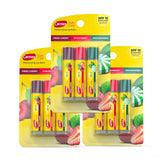 Carmex Daily Care lip balm Fresh Cherry 3 pack front view