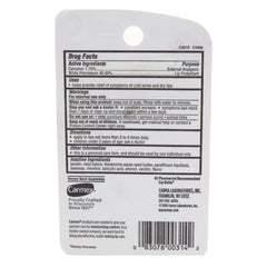 Carmex medicated lip balm tubes with cooling action for dry lips.