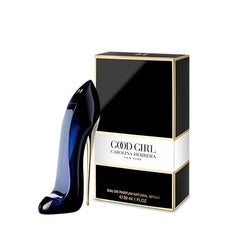 Carolina Herrera Good Girl 1oz EDP packaging, compact travel-friendly size for on-the-go glamour.