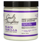 Carol's Daughter Black Vanilla Hair Smoothie jar delivering rich moisture for dry hair.