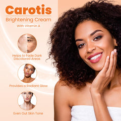 CAROTÏS Brightening Cream bottle close-up highlights 300 ml size.