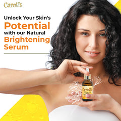 Texture satinée du CAROTÏS Serum sur la peau du visage.